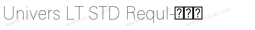 Univers LT STD Requl字体转换 Univers LT STD Requl字体转换